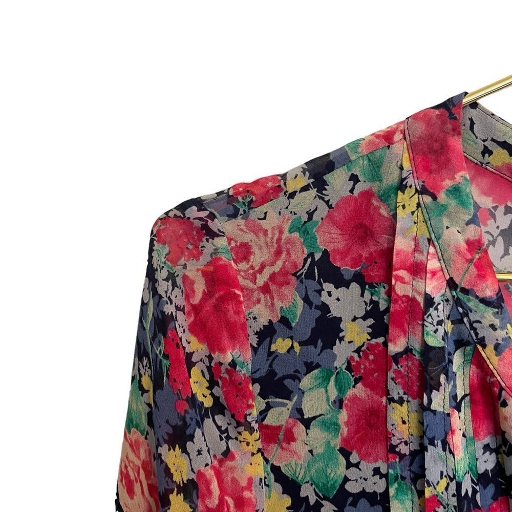 Joie Amara C Romper Floral Silk Size Small - Picture 4 of 8